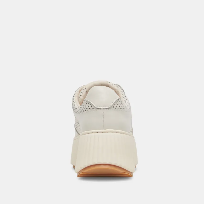 DAISHA SNEAKERS WHITE PERFORATED LEATHER^Dolce Vita Discount
