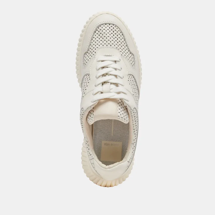DAISHA SNEAKERS WHITE PERFORATED LEATHER^Dolce Vita Discount
