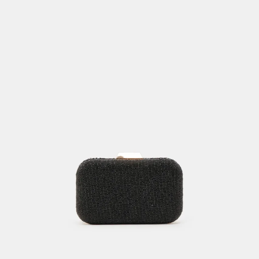 DAISY CLUTCH BLACK GOLD BEADED^Dolce Vita Outlet