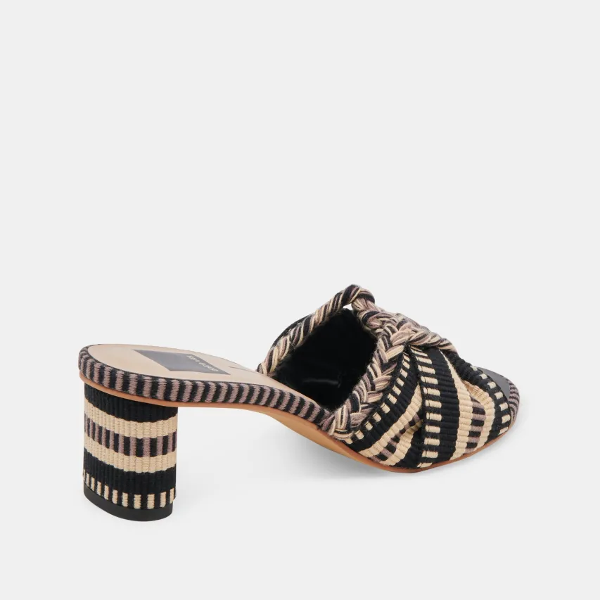 DALLIE HEELS BLACK MULTI WOVEN^Dolce Vita Hot