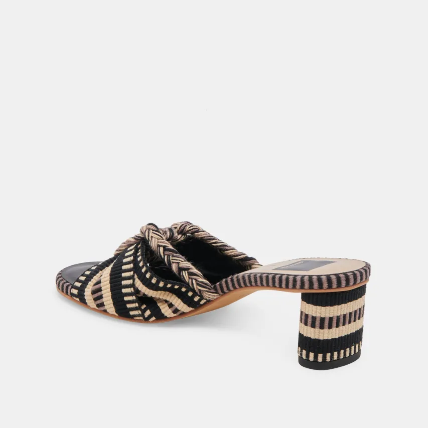DALLIE HEELS BLACK MULTI WOVEN^Dolce Vita Hot