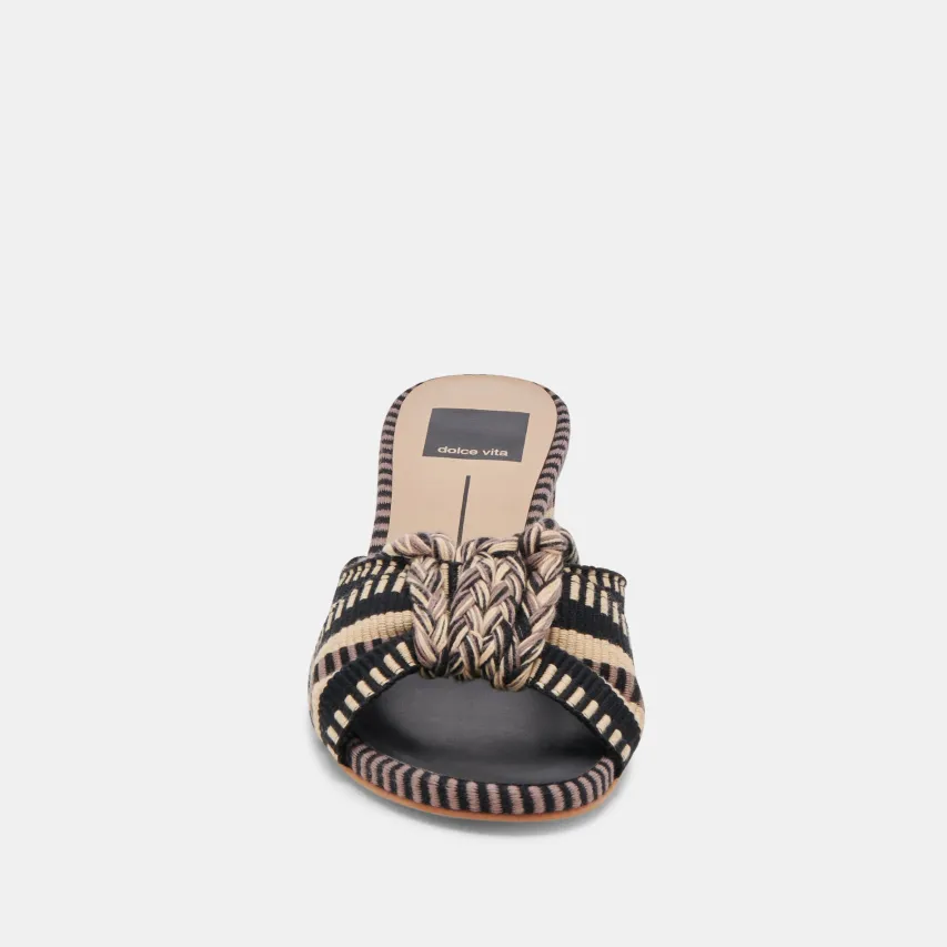 DALLIE HEELS BLACK MULTI WOVEN^Dolce Vita Hot