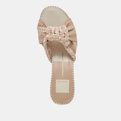 DALLIE HEELS NATURAL MULTI WOVEN^Dolce Vita New