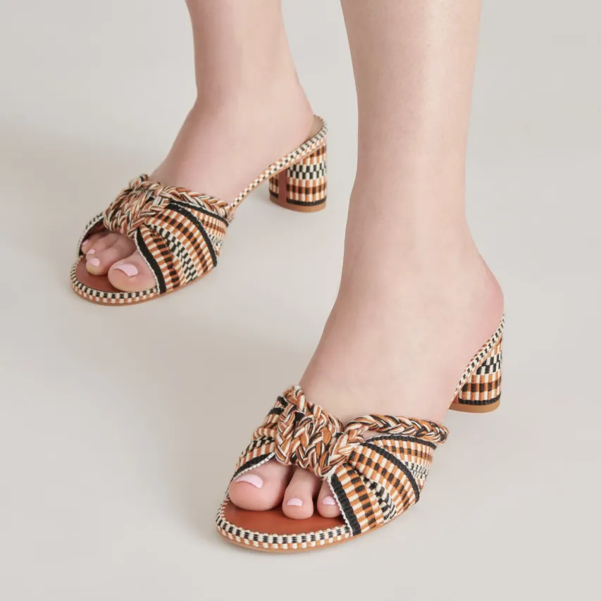DALLIE HEELS TAN MULTI WOVEN^Dolce Vita Sale