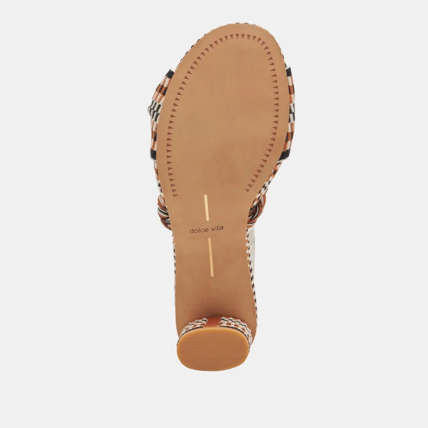 DALLIE HEELS TAN MULTI WOVEN^Dolce Vita Sale