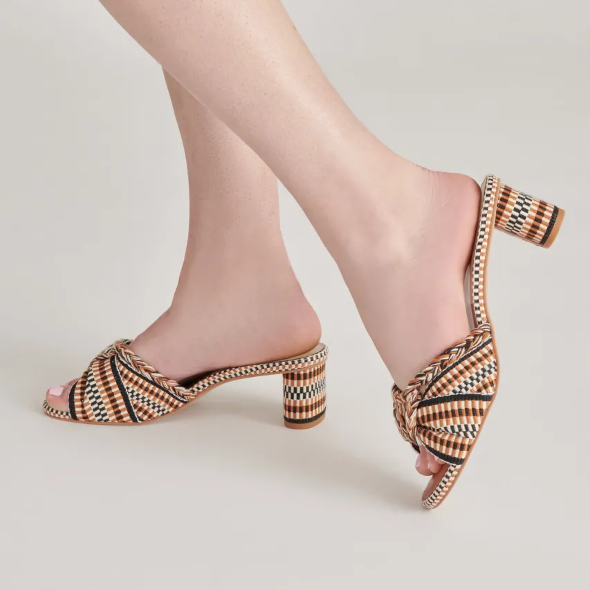 DALLIE HEELS TAN MULTI WOVEN^Dolce Vita Sale