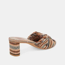 DALLIE HEELS TAN MULTI WOVEN^Dolce Vita Sale