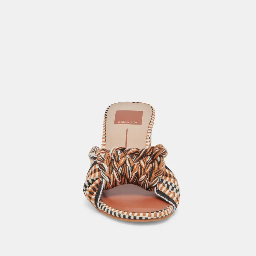 DALLIE HEELS TAN MULTI WOVEN^Dolce Vita Sale