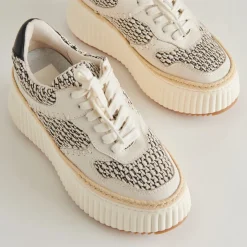 DANDI SNEAKERS BLACK NATURAL RAFFIA^Dolce Vita Online