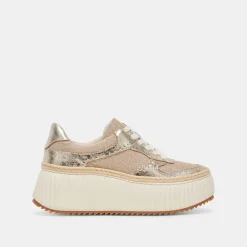DANDI SNEAKERS LIGHT GOLD WOVEN^Dolce Vita Best