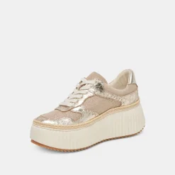 DANDI SNEAKERS LIGHT GOLD WOVEN^Dolce Vita Best