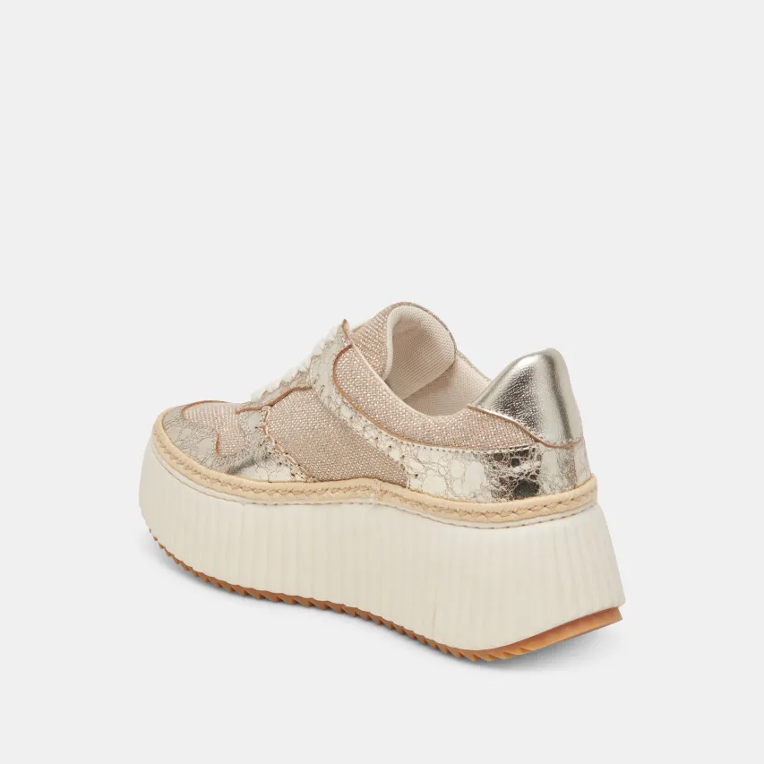 DANDI SNEAKERS LIGHT GOLD WOVEN^Dolce Vita Best