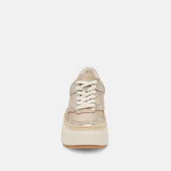 DANDI SNEAKERS LIGHT GOLD WOVEN^Dolce Vita Best