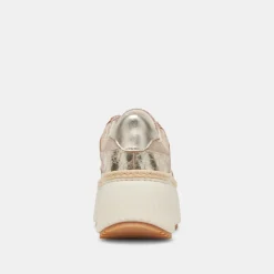 DANDI SNEAKERS LIGHT GOLD WOVEN^Dolce Vita Best