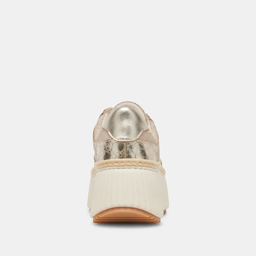 DANDI SNEAKERS LIGHT GOLD WOVEN^Dolce Vita Best