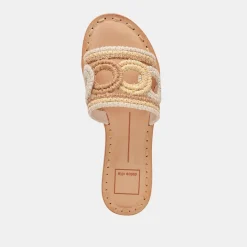 DANY SANDALS NATURAL MULTI RAFFIA^Dolce Vita New