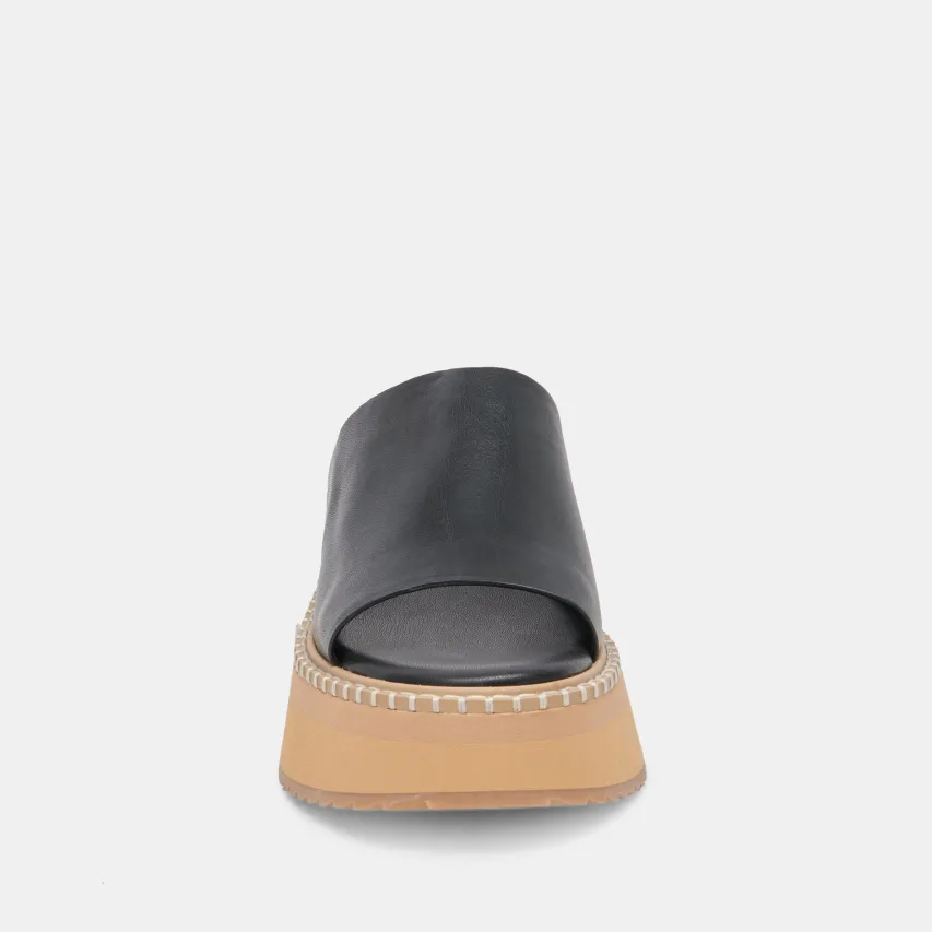 DARCEL SANDALS BLACK LEATHER^Dolce Vita Outlet