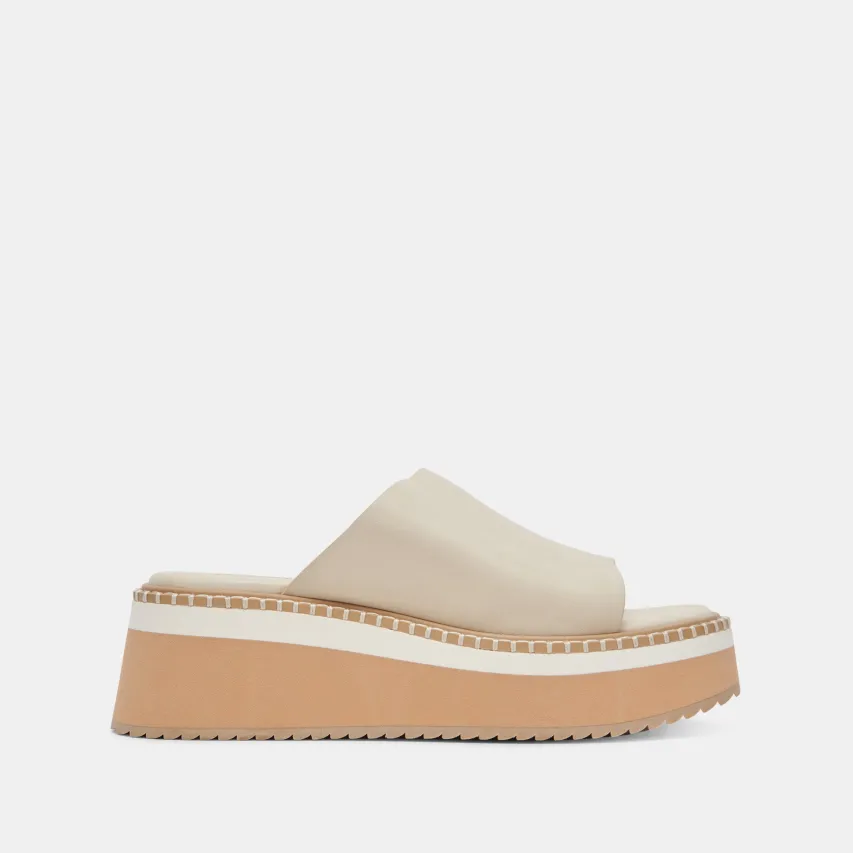 DARCEL SANDALS IVORY LEATHER^Dolce Vita New