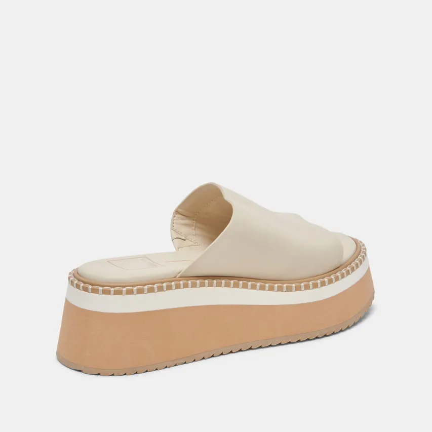 DARCEL SANDALS IVORY LEATHER^Dolce Vita New