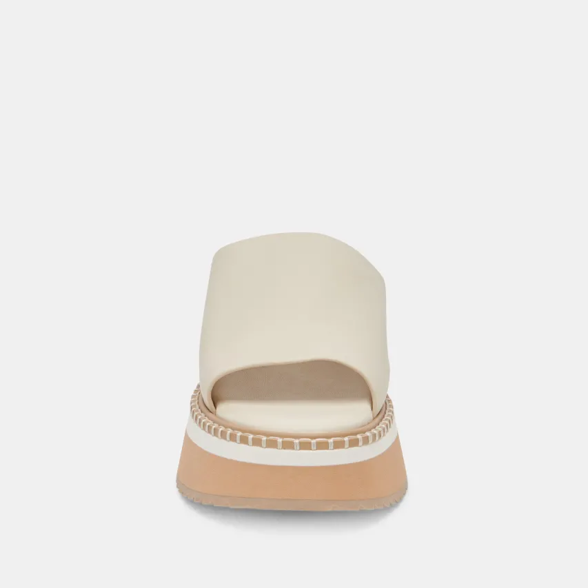DARCEL SANDALS IVORY LEATHER^Dolce Vita New