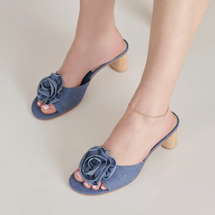 DARLY HEELS BLUE DENIM^Dolce Vita Outlet