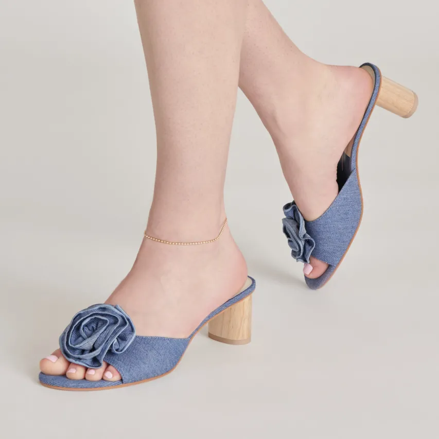 DARLY HEELS BLUE DENIM^Dolce Vita Outlet