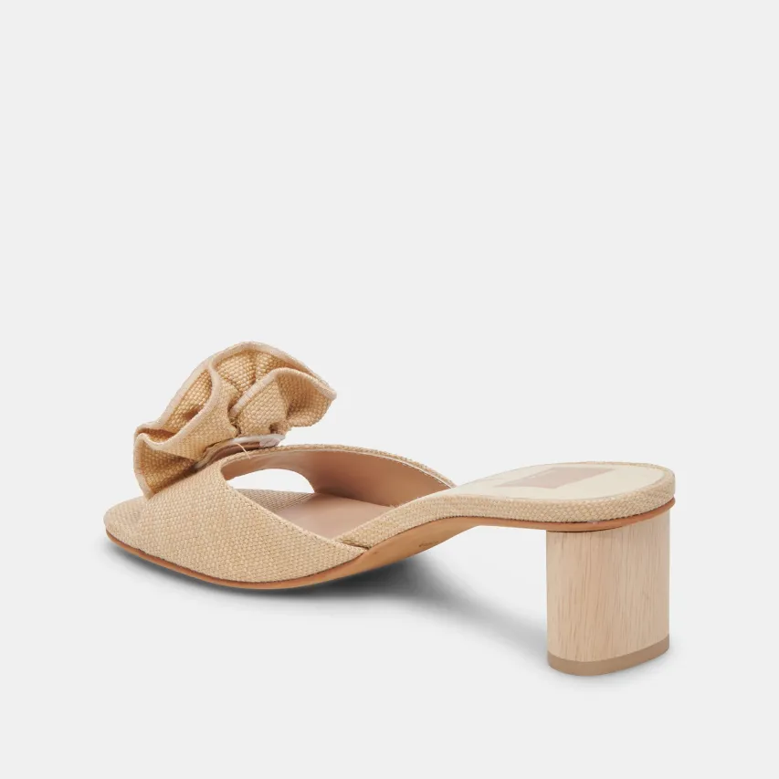 DARLY HEELS NATURAL RAFFIA^Dolce Vita Sale