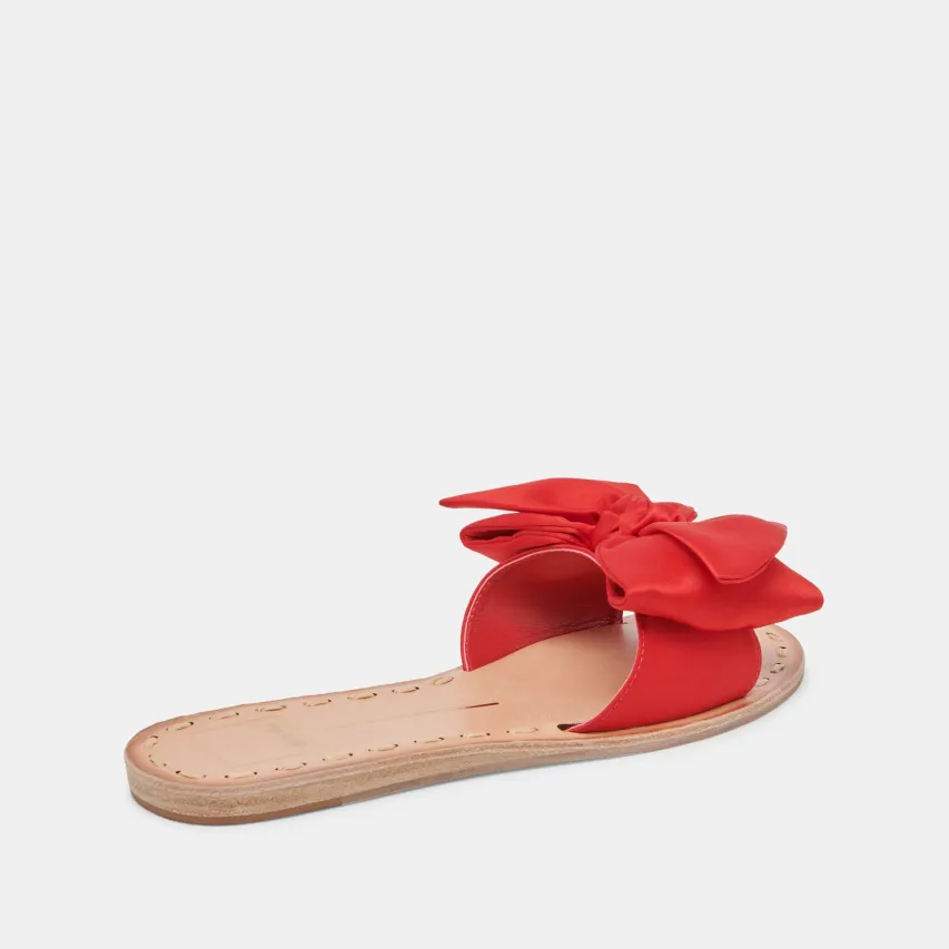 DARSEY SANDALS RED SATIN^Dolce Vita Sale