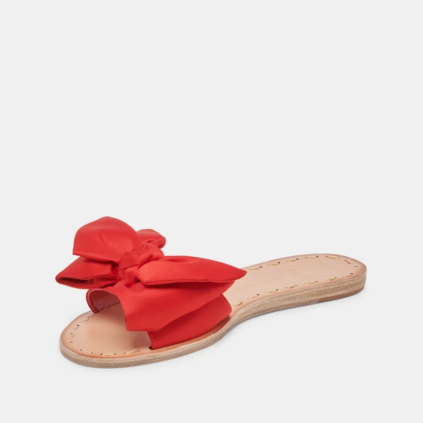 DARSEY SANDALS RED SATIN^Dolce Vita Sale