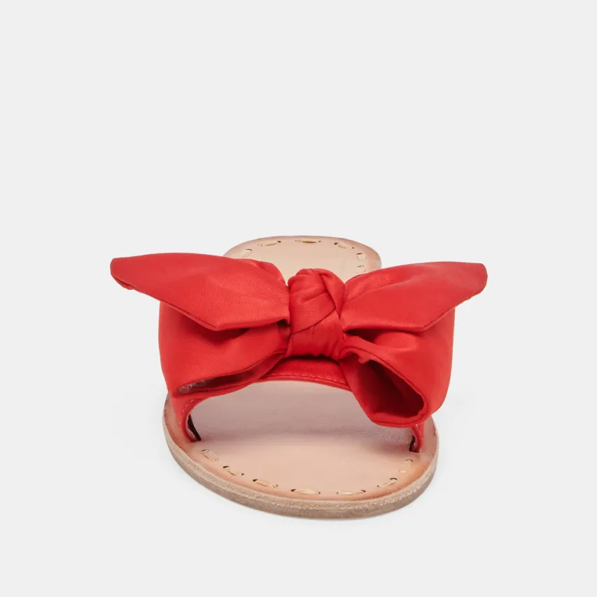 DARSEY SANDALS RED SATIN^Dolce Vita Sale