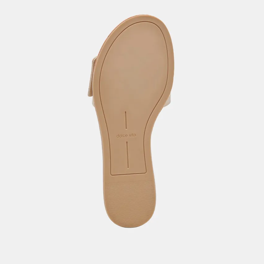 DASA SANDALS BONE EMBOSSED LEATHER^Dolce Vita Hot