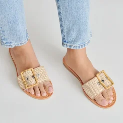 DASA SANDALS WHITE NATURAL RAFFIA^Dolce Vita Sale
