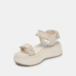DEBRA SANDALS IVORY SUEDE^Dolce Vita Online