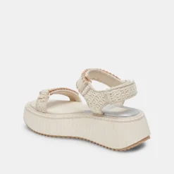 DEBRA SANDALS IVORY SUEDE^Dolce Vita Online