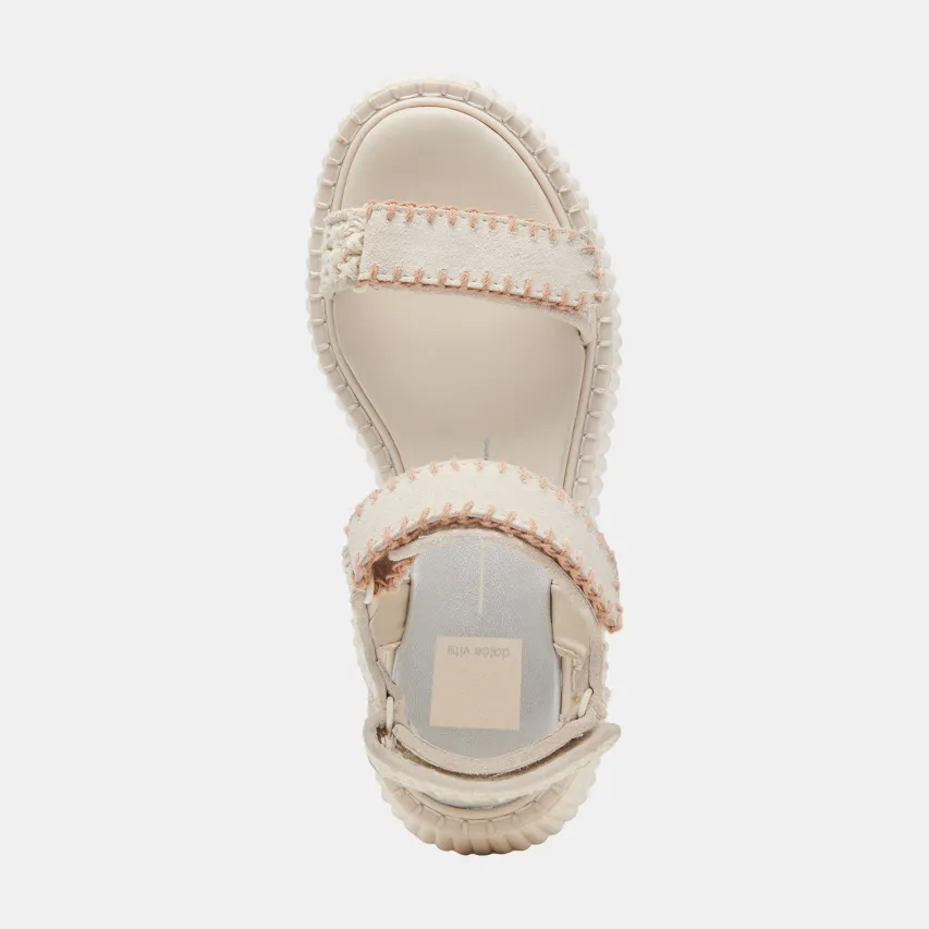 DEBRA SANDALS IVORY SUEDE^Dolce Vita Online