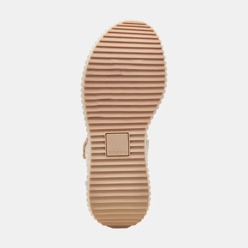 DEBRA SANDALS IVORY SUEDE^Dolce Vita Online