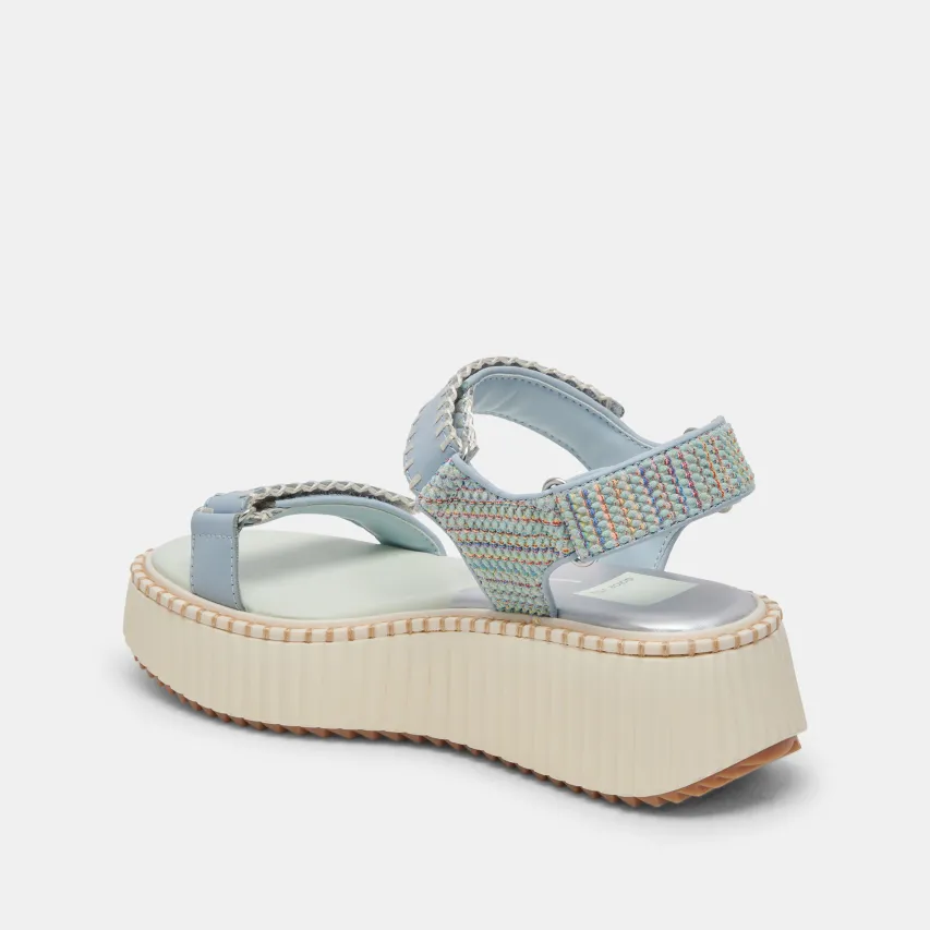 DEBRA SANDALS LIGHT BLUE KNIT^Dolce Vita Clearance