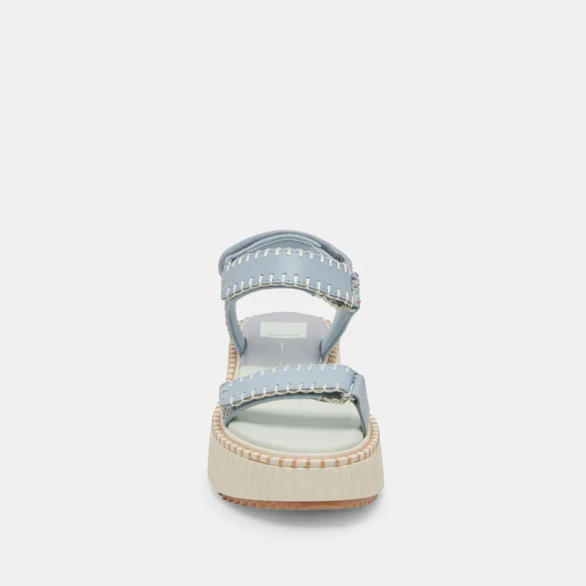 DEBRA SANDALS LIGHT BLUE KNIT^Dolce Vita Clearance