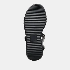 DEBRA SANDALS MIDNIGHT EMBOSSED LEATHER^Dolce Vita Best