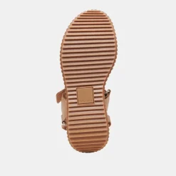 DEBRA SANDALS TOFFEE EMBOSSED LEATHER^Dolce Vita Online
