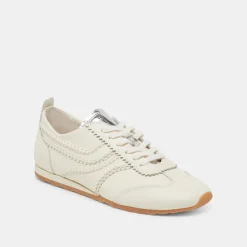 DELANY SNEAKERS OFF WHITE LEATHER^Dolce Vita Fashion