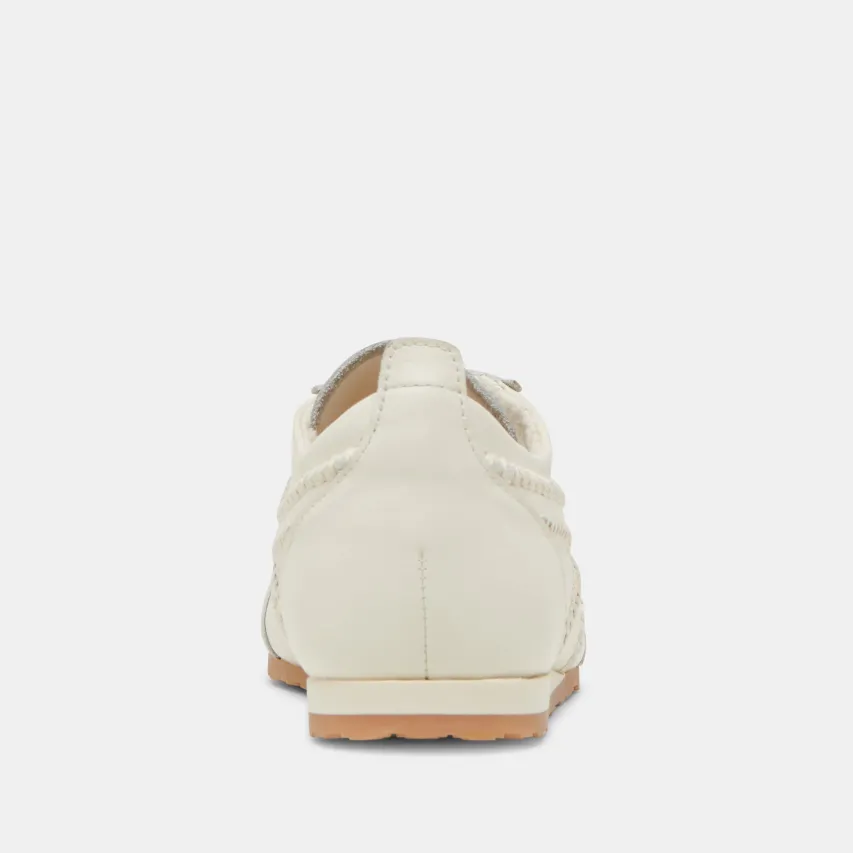 DELANY SNEAKERS OFF WHITE LEATHER^Dolce Vita Fashion