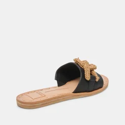 DESA SANDALS BLACK LEATHER^Dolce Vita Discount