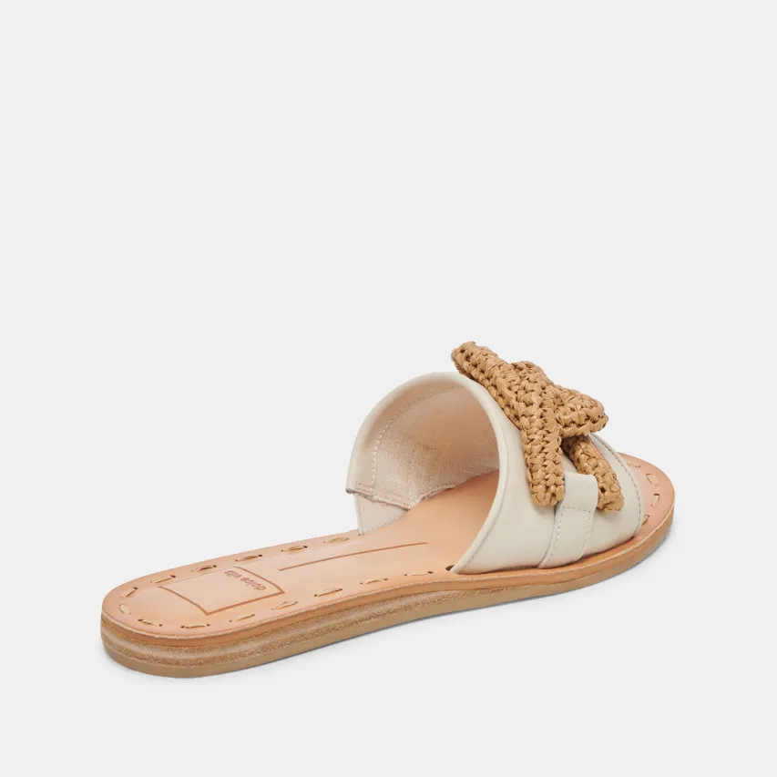 DESA SANDALS IVORY LEATHER^Dolce Vita Outlet