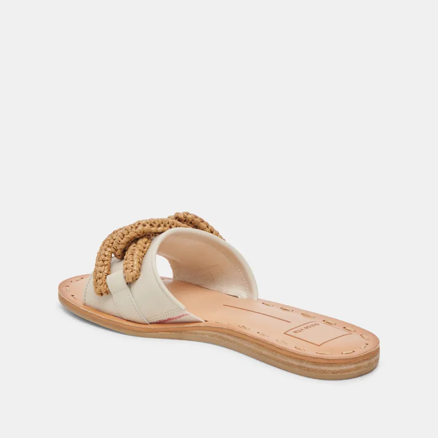 DESA SANDALS IVORY LEATHER^Dolce Vita Outlet