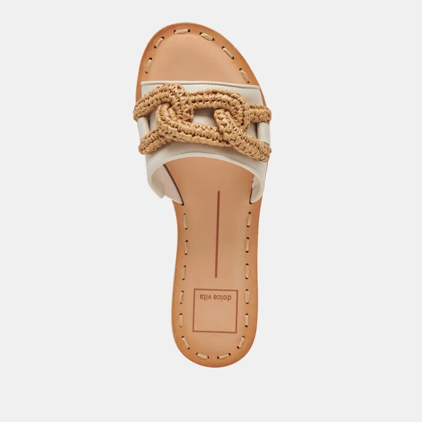 DESA SANDALS IVORY LEATHER^Dolce Vita Outlet