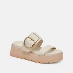DEX SANDALS IVORY LEATHER^Dolce Vita Clearance