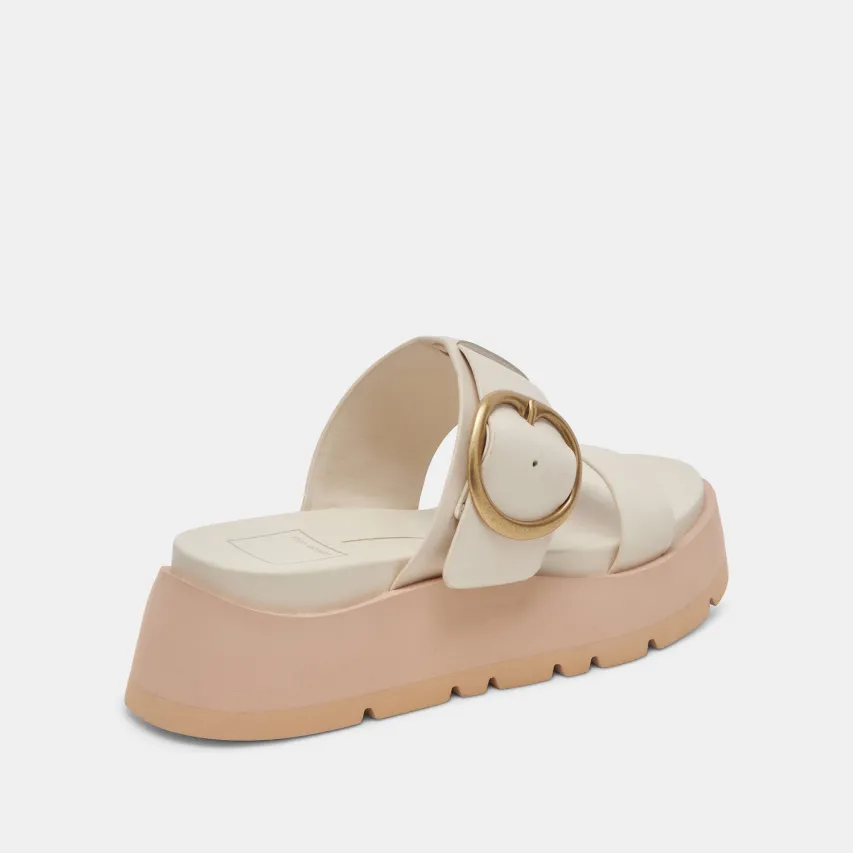 DEX SANDALS IVORY LEATHER^Dolce Vita Clearance