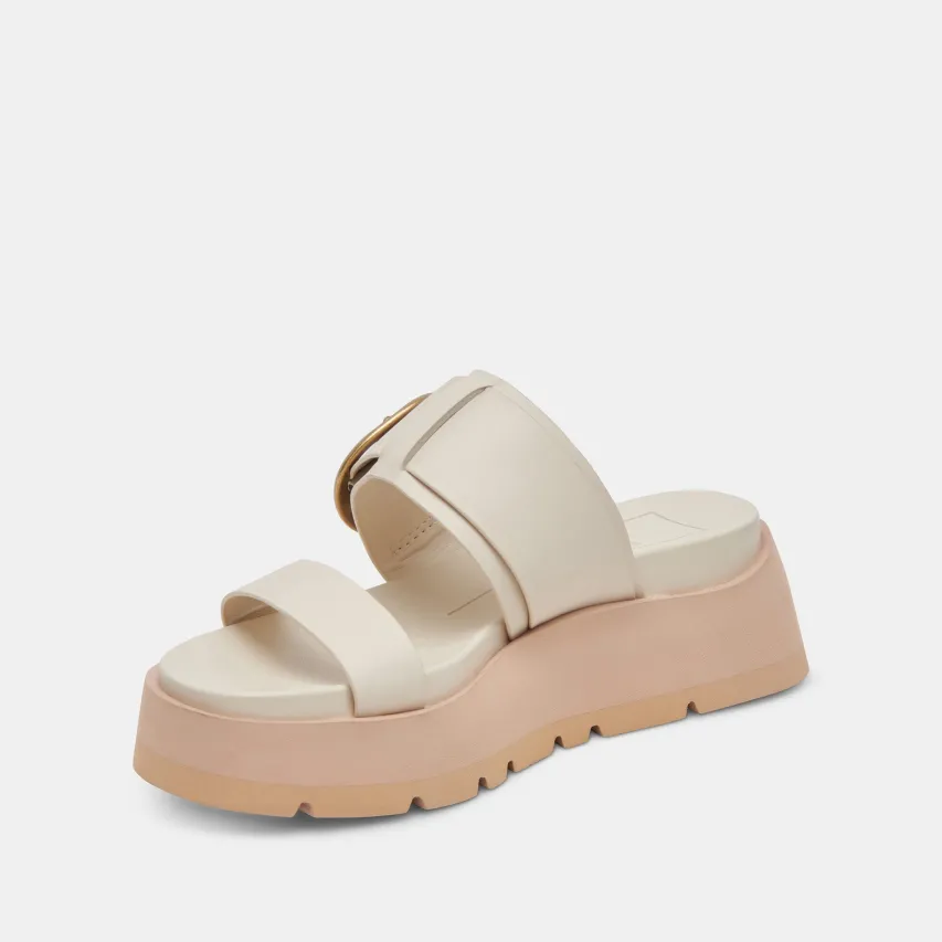 DEX SANDALS IVORY LEATHER^Dolce Vita Clearance