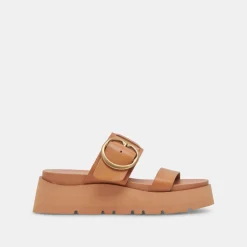 DEX SANDALS TAN LEATHER^Dolce Vita Outlet